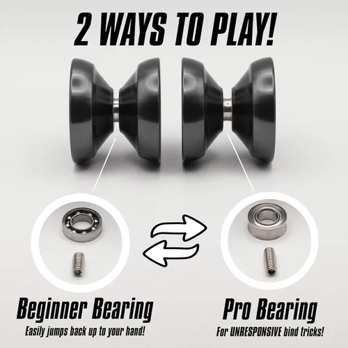 Miniatura 3 de R1 PRO - YoYo Profesional de Alta Gama - Yo para Adultos y Niños 8-12 - Dual y No Sensible - YoYo de Trucos - Amigable para Principiantes