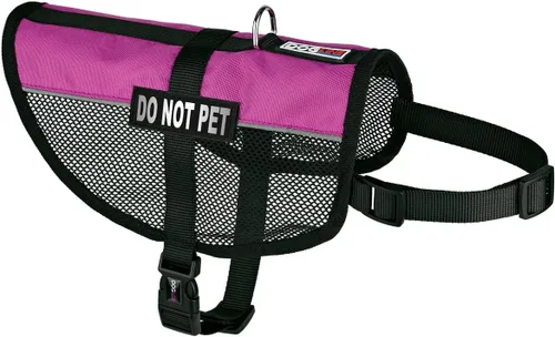 Miniatura 16 de DogLine 13"-16" maxaire Malla Chaleco para perros y 2 NO extraíbles Pet Parches, Negro