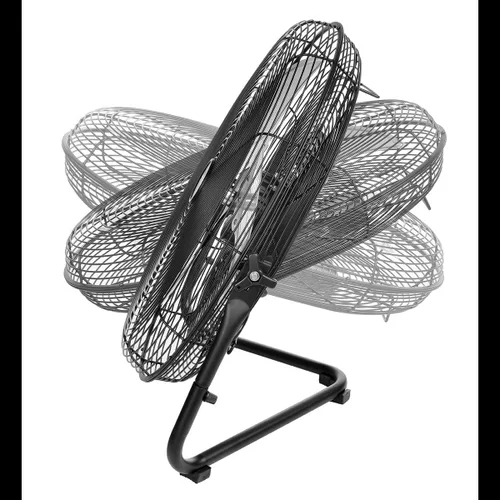 Miniatura 7 de El ventilador de piso de 20" y el soporte de pared ofrecen un flujo de aire de alta velocidad para un motor de aire, garajes, hogares o lugares
