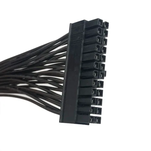 Miniatura 4 de GinTai ATX - Cable de extensión de fuente de alimentación de 24 pines, cable extensor PWM de 24 pines, cable trenzado (11.8 in)
