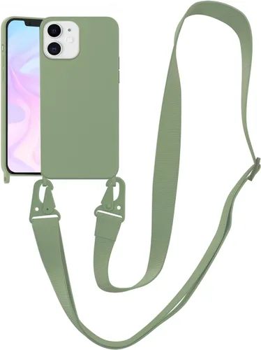 Miniatura 35 de Funda compatible con iPhone 13 con correa, funda cruzada para iPhone con cordón, ajustable, a prueba de golpes, protección contra caídas, funda