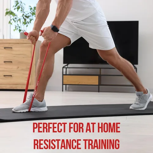 Miniatura 4 de HGT - Banda de resistencia larga – Banda de entrenamiento extra fuerte sin látex para mujeres y hombres – Soporta estiramiento, yoga y pilates