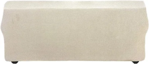 Miniatura 3 de Home Must Haves Beige 2-Piece Set Slipcover Sofa & Loveseat Cover Protector 4-Way Stretch Elastic