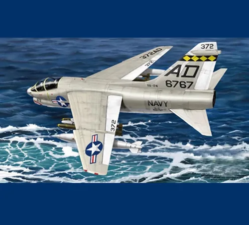 Miniatura 4 de Fighter 3D Puzzles - Kits de modelos de plástico, escala 1/48 TA-7C Corsair II, modelo de avión de ataque Corsair II, juguetes para adultos