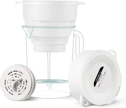 miniwell Sistema de filtración - Filtro de campamento de agua con filtro reemplazable - para purificación de senderismo - Elimina cloro, sedimentos,