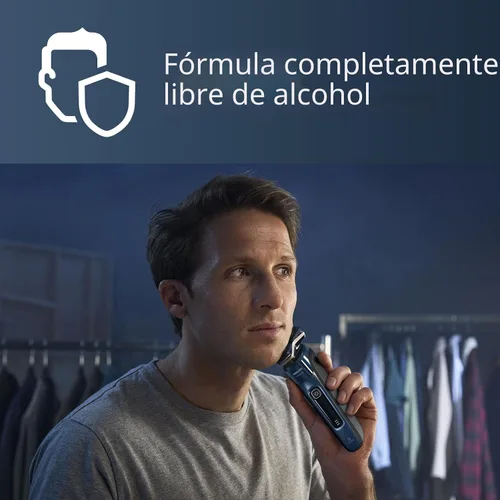 Miniatura 6 de Cartucho de limpieza Norelco Philips Quick Clean Pod, limpieza fácil de tu afeitadora eléctrica, fórmula libre de alcohol y amigable con la piel, 2