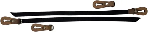 Miniatura 3 de Correas de nailon negro para montar toros para adultos, 5/8 "x 15", hecho en Brasil Master Bulls