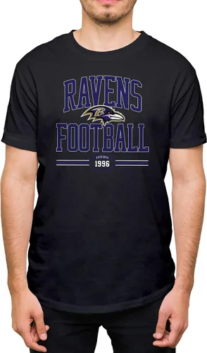 Miniatura 7 de Hybrid Sports NFL Football Arch - Officially Licensed Adult Short Sleeve Fan Tee for Men and Women
