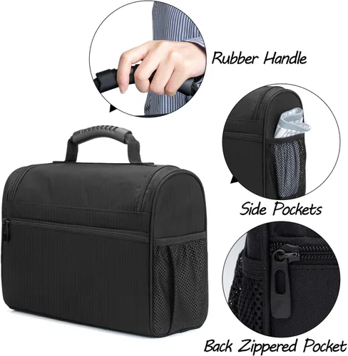 Miniatura 4 de CURMIO Bolsa para kit de barman, bolsa de transporte portátil de viaje con mango de goma para juego de herramientas de bar, para el hogar