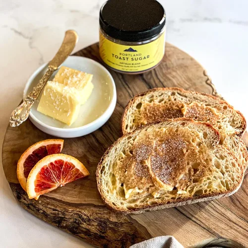Miniatura 2 de Portland Salt Co. Mezcla tostada de azúcar, especias con azúcar de vainilla, canela y sal marina – Condimento multiusos exclusivo, para desayuno