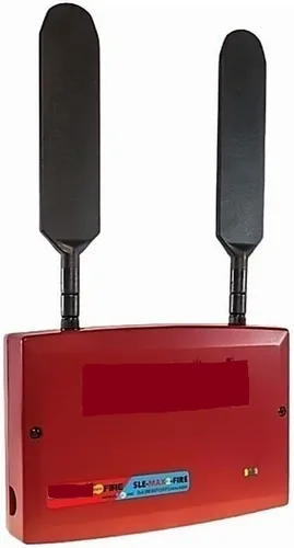 SLE-MAX2-FIRE Comunicador de alarma contra incendios de doble trayectoria con selección automática de red, compatible con redes celulares Verizon y