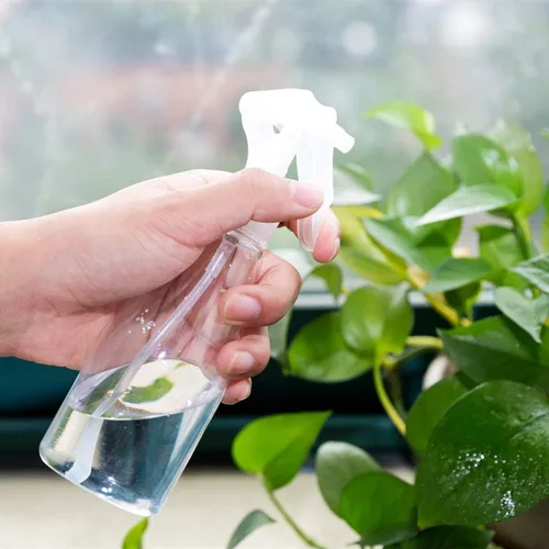 Miniatura 5 de 9 botellas de plástico con atomizador, pequeñas botellas vacías de 7 onzas líquidas, pulverizador de gatillo recargable de plástico de niebla fina