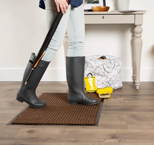 Miniatura 7 de J & M Home Fashions - Alfombra de pasillo acanalada