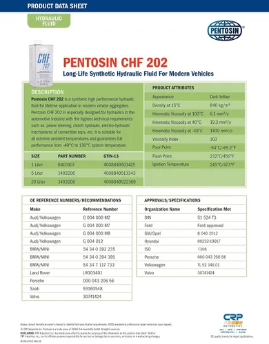 Miniatura 6 de Pentosin - Líquido de transmisión, 18., MTF2-5L