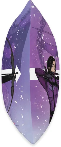 Miniatura 2 de Marvel Hawkeye Clint Barton Kate Bishop Archers - Almohada de 16.0 x 16.0 in, multicolor