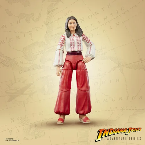 Miniatura 6 de Indiana Jones and The Raiders of The Lost Ark Adventure Series Marion Ravenwood, figuras de acción de 6 pulgadas, niños a partir de 4 años