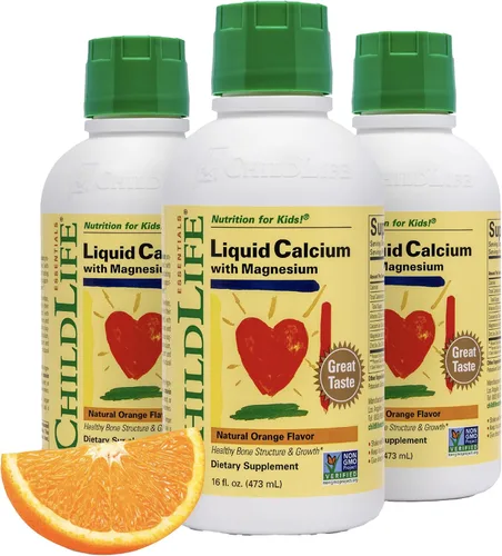 Miniatura 8 de Calcio/Magnesio líquido de Child Life, sabor natural a naranja, botella de plástico de 16 fl -, LCM2, 16 onza, Default, 1, 1