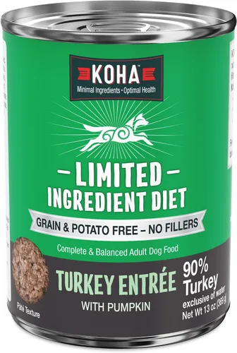 Miniatura 14 de KOHA Dieta de Ingredientes Limitados Entrée de Cordero para Perros - Comida Húmeda para Perros Sin Granos y Sin Rellenos - Comida Enlatada
