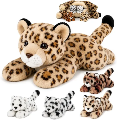 Miniatura 16 de Gato Negro de Peluche Lindo Gato de Peluche Suave con 4 Almohadas Navideñas, de Acción de Gracias, Cumpleaños para Niñas, Niños, Niños Decoración