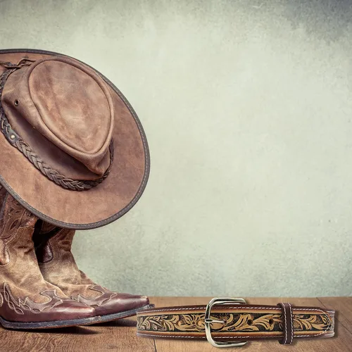 Miniatura 7 de Cinturón decorativo de cuero marrón tallado, ropa de vaquero occidental para hombres y mujeres, cinturones de herramientas utilitarios, regalos