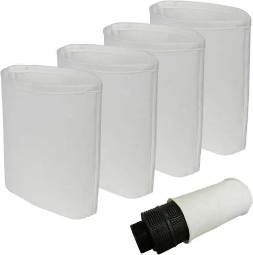 Bolsa de filtro de repuesto para LA Spas Aqua Klean Bolsa de filtro multiusos para bañera de hidromasaje, paquete de 4