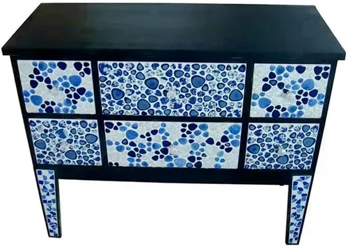 Miniatura 6 de Azulejos de mosaico de cerámica de 1 libra, color aleatorio, tamaño mixto, forma ovalada, piezas de cerámica de mosaico para manualidades