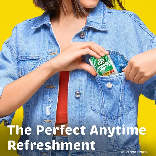 Miniatura 6 de Tic Tac Freshmints, mentas de aliento para llevar, mentas de bolsillo, 100 piezas, paquete de 12 unidades a granel, 1.7 onzas cada una