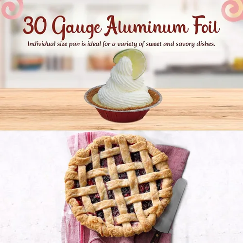 Miniatura 5 de KitchenDance - Mini moldes para tartas con tapas, sartenes prémium de 5 pulgadas para hornear pasteles, tartas, pasteleros y pasteles, esenciales