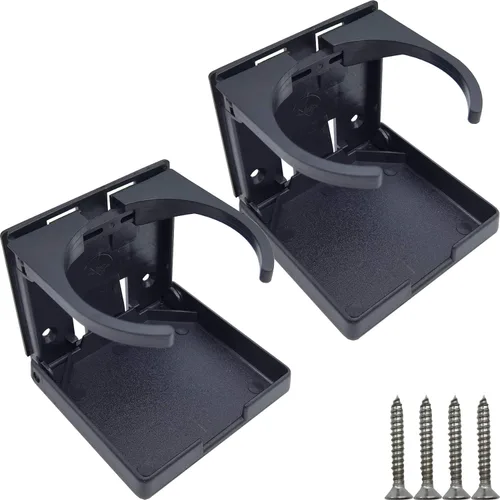 YOOHUA Portavasos plegables para bebidas, 2 unidades, para caravanas, camiones, automóviles, caravanas, furgonetas, barco, casa, oficina, 2 unidades
