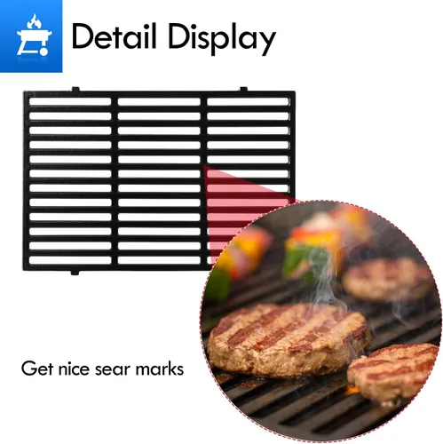 Miniatura 5 de Piezas de repuesto para rejillas Weber Spirit 300 Series Grill Grate Spirit E-310 E-330 S-315 Spirit II E-310 Plata B/C Oro B/C Spirit 700 Rejilla