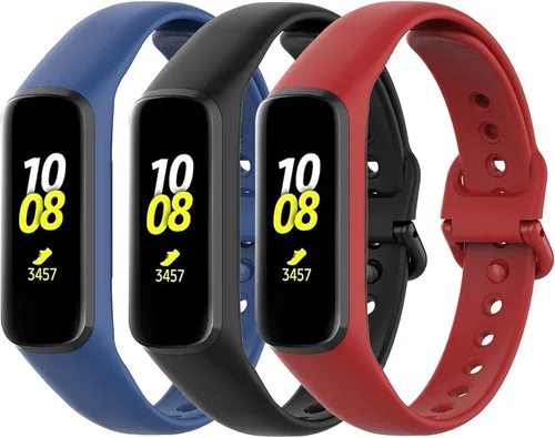 Compatible con Samsung Galaxy Fit2 SM-R220 Bandas para mujeres y hombres, correas de repuesto de silicona deportivas ajustables para Samsung Galaxy