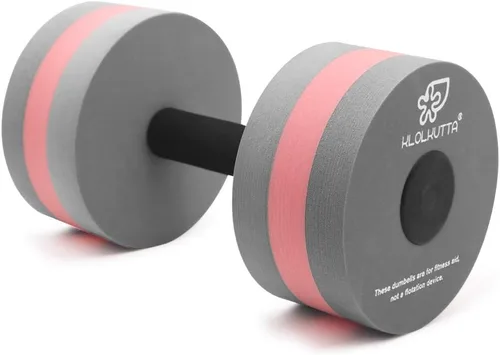 Miniatura 2 de Mancuernas acuáticas, 2 unidades, de espuma para ejercicio aeróbico en agua, mancuernas de resistencia para piscina, barras de mano para ejercicios