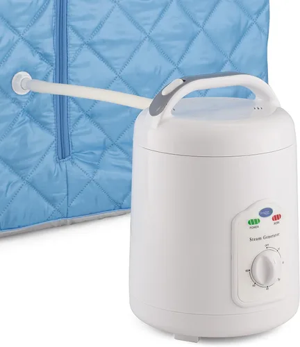 Miniatura 7 de Durasage - Sauna de vapor personal portátil para el hogar – Tienda de spa plegable para todo el cuerpo con generador de vapor de 800 W, temporizador