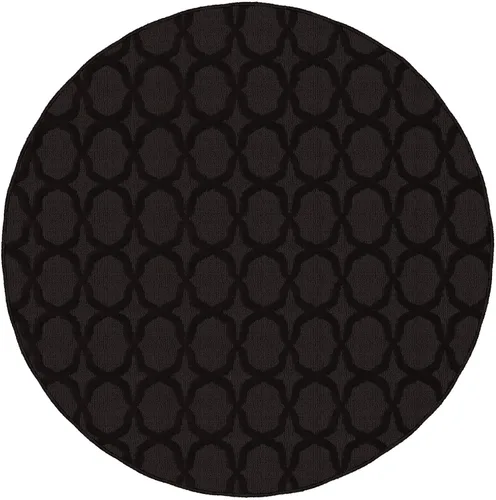 Miniatura 157 de Garland Rug Sparta - Alfombra antideslizante de polipropileno de 2 pies x 12 pies, color negro, ideal para salas de estar y pasillos, elegante