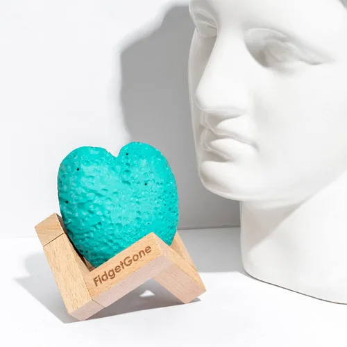 Miniatura 7 de Elige piedra para aliviar la ansiedad, elige piedra calmante para pelar, reduce el estrés, kit de piedras exigentes con soporte de exhibición