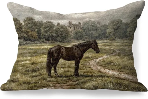 Miniatura 27 de Fundas de almohada de 12 x 20 pulgadas, regalos para amantes de los caballos, fundas de almohada lumbares decorativas para el hogar, sala de estar