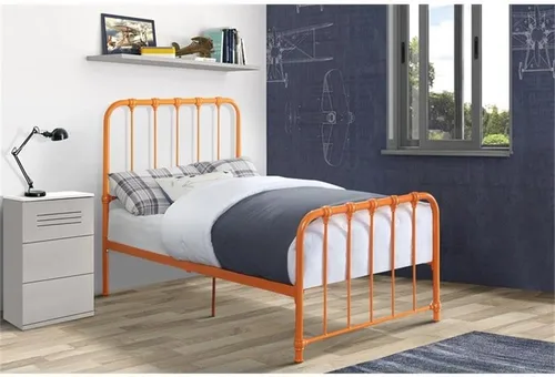 Miniatura 2 de Lexicon Leongatha Cama de metal, individual, naranja