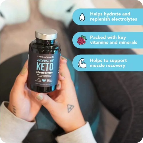 Miniatura 7 de Vitamin Bounty Recover On Keto Electrolytes - Suplementos Keto, Pastillas de Electrolitos, Suplemento de Electrolitos, Vitaminas Keto, Hidratación