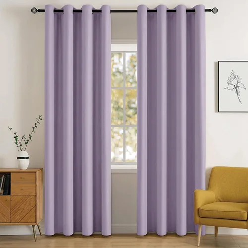 Miniatura 15 de MIULEE Cortinas opacas para dormitorio o sala de estar, juego de 2 paneles de cortina para ventana con aislamiento térmico y bloqueo de luz
