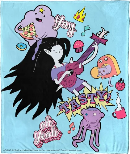 Miniatura 30 de Northwest Adventure Time - Manta de seda táctil, 50 x 60 pulgadas, Adventure Comic