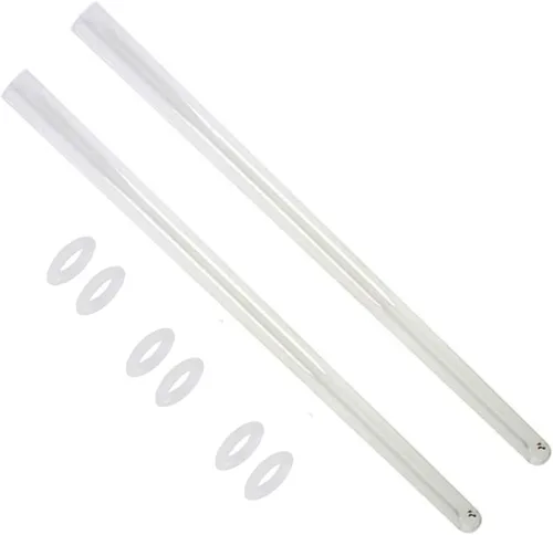 Funda de cuarzo OWS-6Q para purificador de agua OWS 6GPM, paquete de 2, 6 juntas tóricas incluidas.