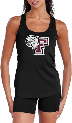 Miniatura 309 de Camiseta deportiva sin mangas oficial de NCAA Collegiate para mujer, con espalda cruzada, colección con logotipo primario