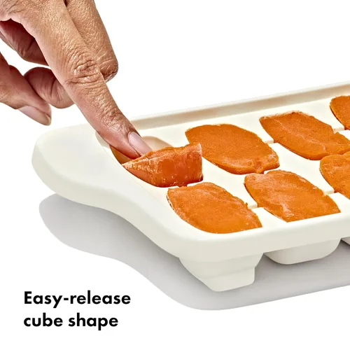 Miniatura 3 de OXO Tot Paquete de 2 bandejas congeladoras de alimentos para bebés - Opal