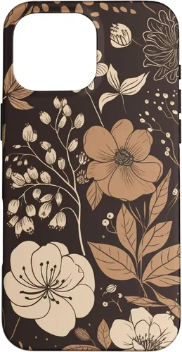 Miniatura 19 de Hazelnut Brown Wildflower Floral Flower Design Case for iPhone 17