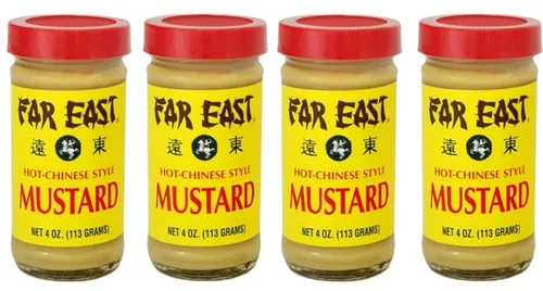 Miniatura 10 de Mostaza china caliente, dos frascos de 4 onzas de mostaza picante china (paquete de 2, 2, unidades)