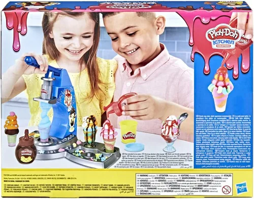 Miniatura 5 de Play-Doh Kitchen Creations Drizzy - Juego de helados con compuesto de goteo y 6 colores no tóxicos