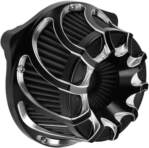 Miniatura 8 de Kit de entrada de aire limpiador de aire CNC para motocicletas con turbina, filtro de aire para Harley Sportster XL Touring Softail Dyna
