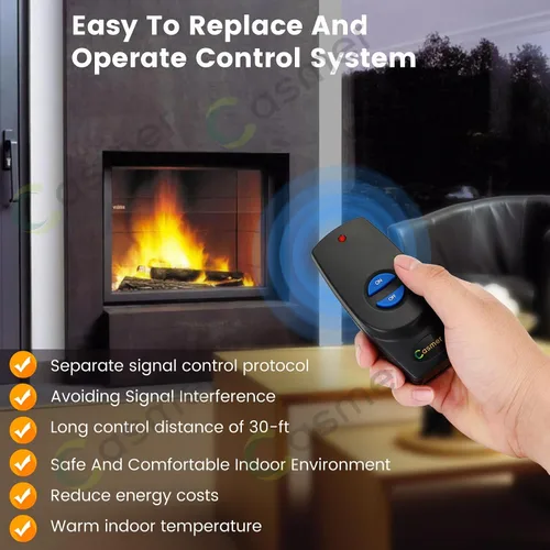 Miniatura 9 de Kit de control remoto para chimenea de gas, compatible con chimenea Ambient Technologies, control remoto reemplaza RCM-RX/RMC RX RCT RCMT RCT RCST
