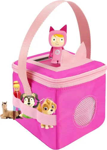 Miniatura 8 de Annmore Bolsa de almacenamiento para caja y figuras Tonies, con funda para orejas Tonies, estuche de transporte para Toniebox y personajes, gris