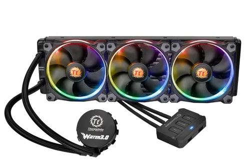 Miniatura 30 de Thermaltake WATER 3.0 Dual Riing RGB Ventiladores de Alta Presión Estática 240 Sistema de Refrigeración por Agua AIO CPU Enfriador CL-W107-PL12SW-A
